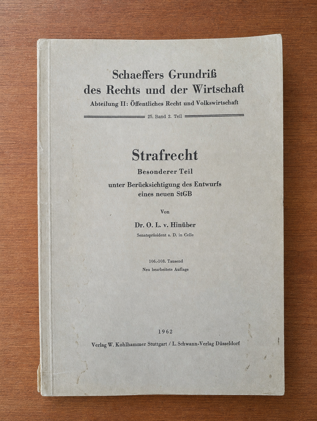 Schaeffers Grundriß: Strafrecht - Besonderer Teil